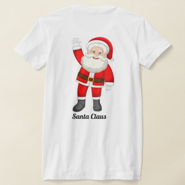 T - Shirt mit den Designs von Whimsical Santa Clau (AblageHinten)