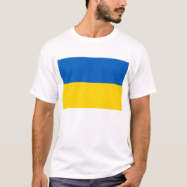 T Shirt mit der Flagge der Ukraine