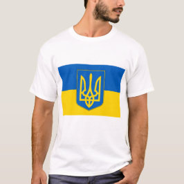 T Shirt mit der Flagge der Ukraine