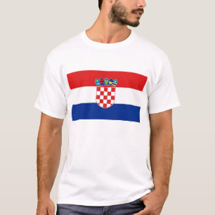T Shirt mit der Flagge Kroatiens
