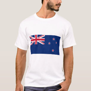 T Shirt mit der Flagge Neuseelands