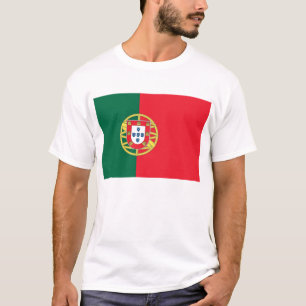 T Shirt mit der Flagge Portugals