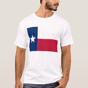 T Shirt mit der Flagge von Texas Staat USA