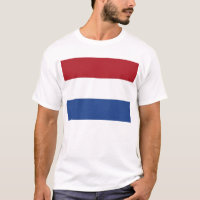 T Shirt mit der niederländischen Flagge
