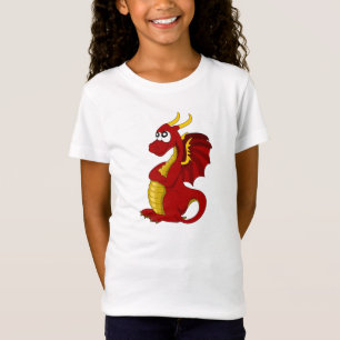 T-Shirt mit Drachen-Cartoon
