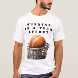T - Shirt mit einem Basketballdesign
