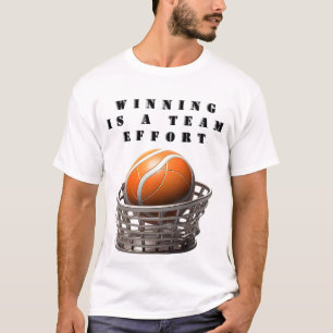 T - Shirt mit einem Basketballdesign