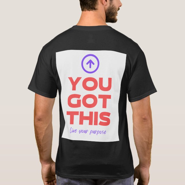 T-Shirt mit einem guten Design (Rückseite)