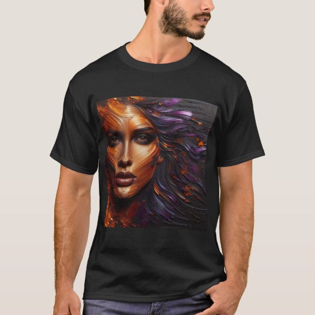 T - Shirt mit einem Kunstausdruck -42 (Vorderseite)