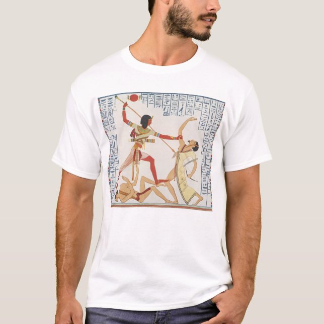 T - Shirt mit einer ägyptischen Illustration (Vorderseite)