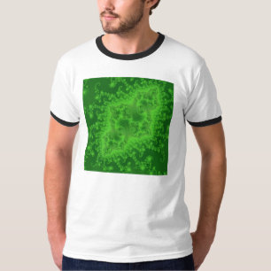 T-Shirt mit elektrischer grüner Qualle