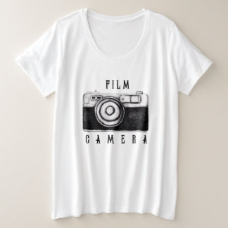 T-Shirt mit Film-Kamera