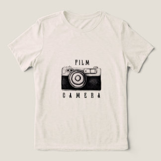 T-Shirt mit Film Kamera Tri-Blend Shirt