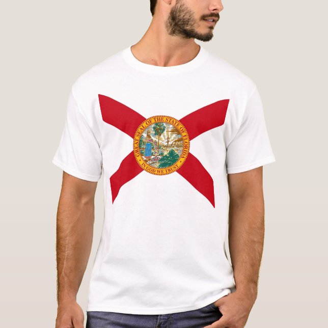 T Shirt mit Flag Florida Staat USA