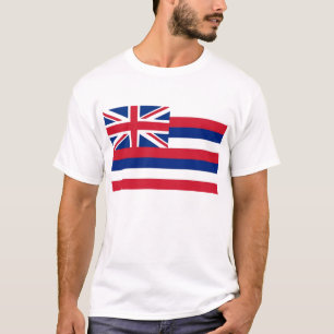 T Shirt mit Flag Hawaii Staat USA