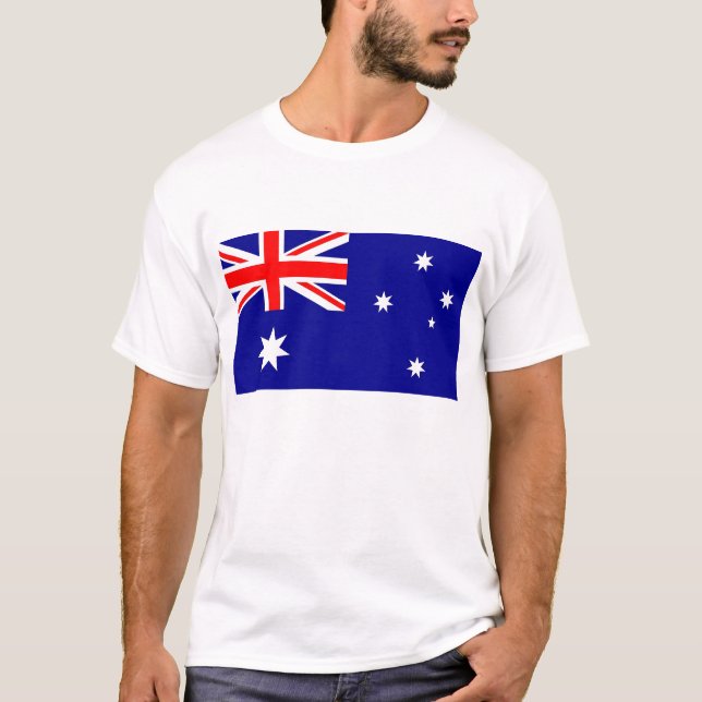 T Shirt mit Flagge Australiens (Vorderseite)