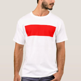 T Shirt mit Flagge Indonesiens