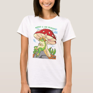 T - Shirt mit Frosch "Wo ist mein Prinz?"