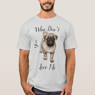  T - Shirt mit für Männer mit Mops