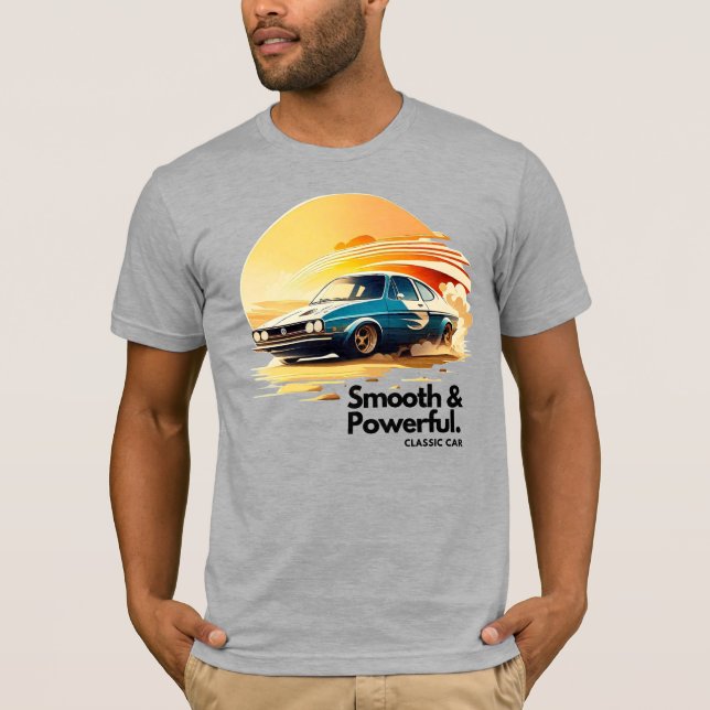 T - Shirt mit glattem Text (Vorderseite)
