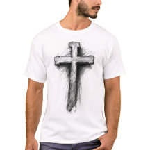 T-Shirt mit Grafik des christlichen Kreuzes für Mä