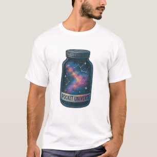 T-Shirt mit Grafik eines Sternengefäßes im Miniatu