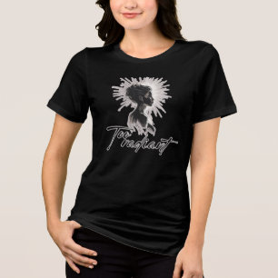 T-Shirt mit Grafik für die Stärkung der Frau Tri-Blend Shirt