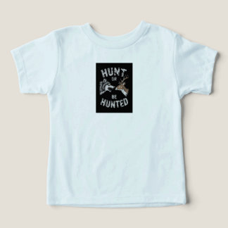 T-Shirt mit Grafik 'Hunt or Be Hunted' in Weiß | C