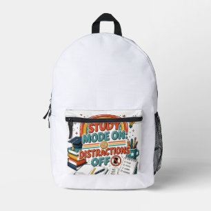 T-Shirt mit Grafik zum Schulbeginn, Geschenk für d Bedruckter Rucksack