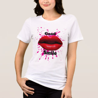 T-Shirt mit gutem Lächeln  Tri-Blend Shirt