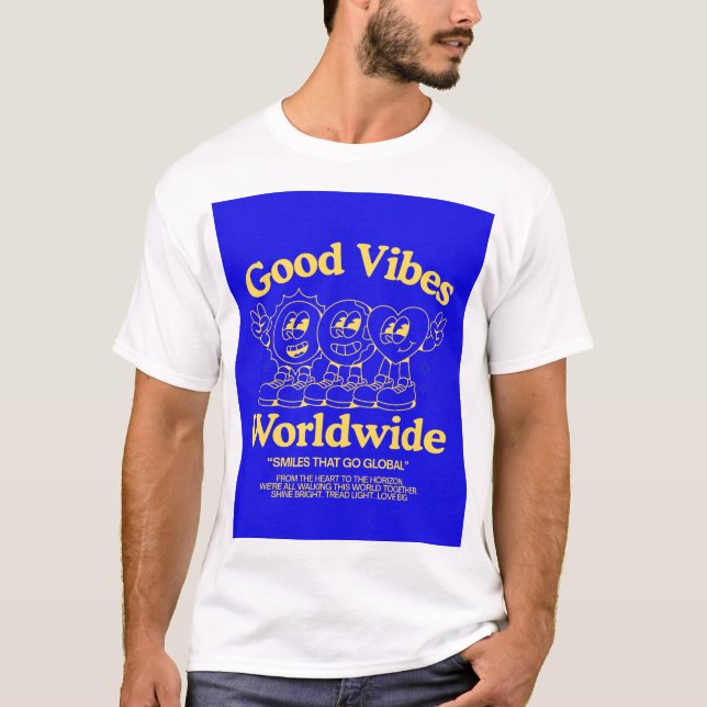 T-Shirt mit guter Laune  (Vorderseite)