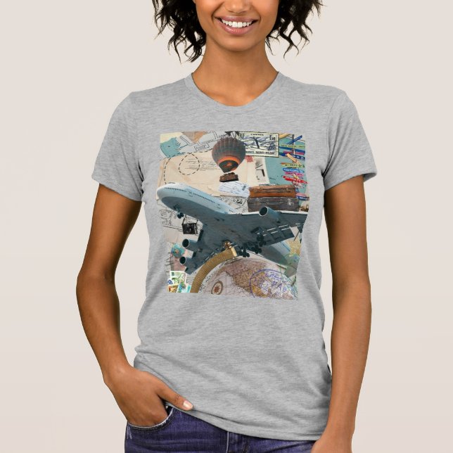 T-Shirt mit halben Ärmeln mit schönem Design (Vorderseite)