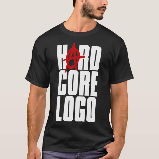 T-Shirt mit hartem Core-LogoKlassisches T-Shi-Logo (Vorderseite)