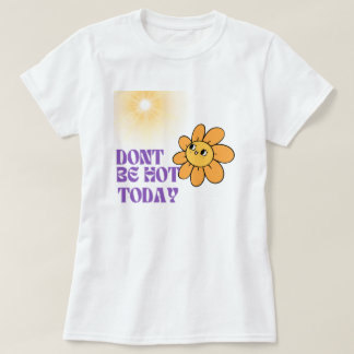 T - Shirt mit heißer Sonne Design