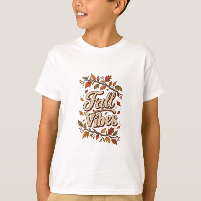 T-Shirt mit Herbststimmung (Vorderseite)