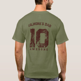 T-Shirt mit Höchstleistung Papa Lustiges Vatertags