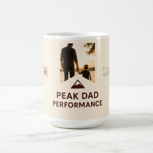 T-Shirt mit Höchstleistung Papa Lustiges Vatertags Kaffeetasse