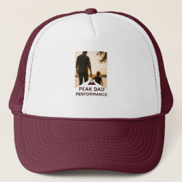 T-Shirt mit Höchstleistung Papa Lustiges Vatertags Truckerkappe