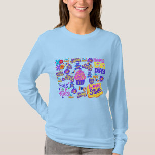 T - Shirt mit hübschem Design.