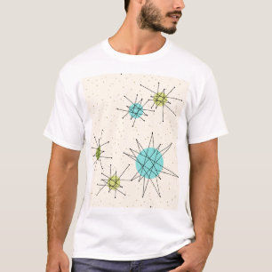 T-Shirt mit ikonischen atomaren Sternenbursts