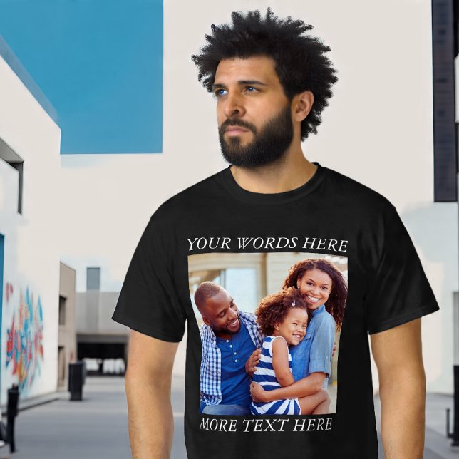 T-Shirt mit individuellem Bild und editierbarem Te (Von Creator hochgeladen)