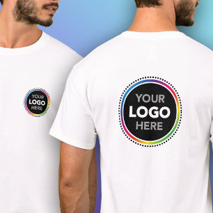 T-Shirt mit individuellem Logo - Bedruckung auf Vo