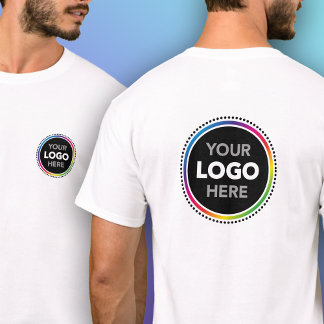 T-Shirt mit individuellem Logo - Bedruckung auf Vo