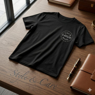 T-Shirt mit individuellem Logo für Herren – Bella+