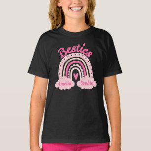 T-Shirt mit individuellem Namen für beste Freundin