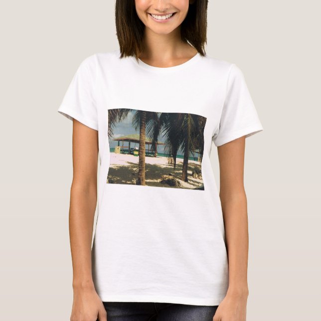T - Shirt mit Inselszene (Vorderseite)
