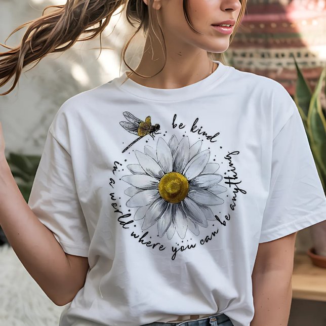 T-Shirt mit inspirierender Botschaft 'Sei nett' (Von Creator hochgeladen)