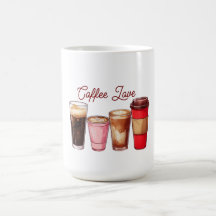 T-Shirt mit Kaffee-Kunst für Männer | Süße Kaffeet