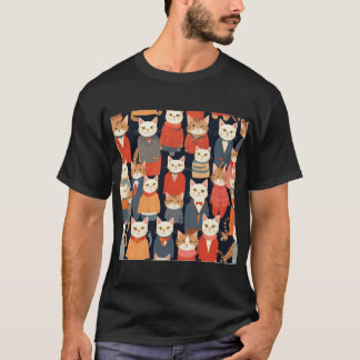 T - Shirt mit Katzendesign