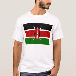 T Shirt mit kenianischer Flagge